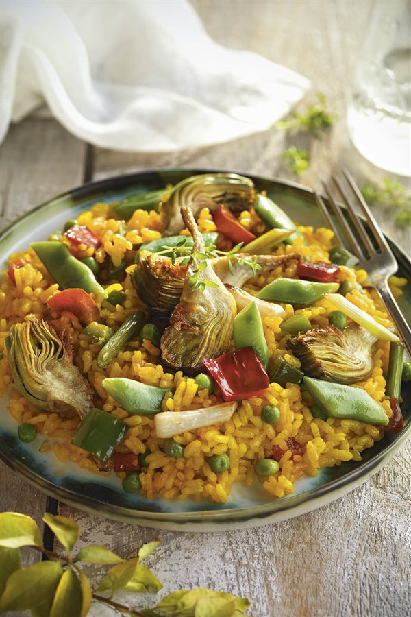 Recetas para adelgazar: arroz de verduras.