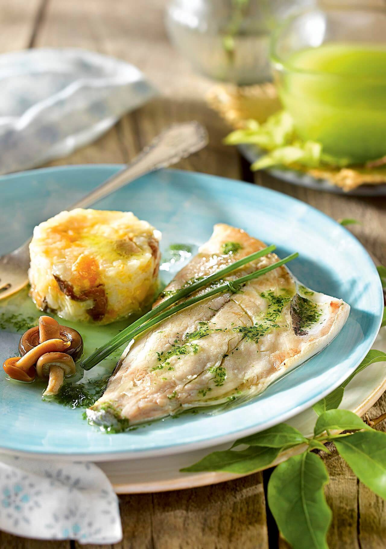Cenas ligeras dorada a la plancha con arroz