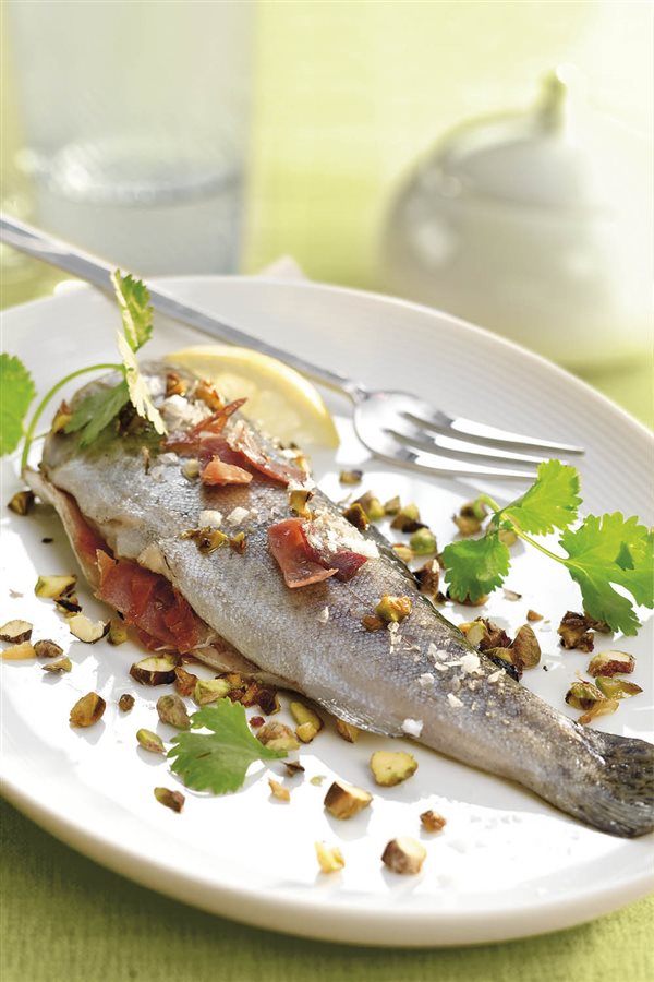 Recetas para adelgazar: truchas con almendras.