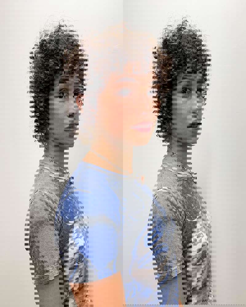 Cortes de pelo corto rizado: mixie