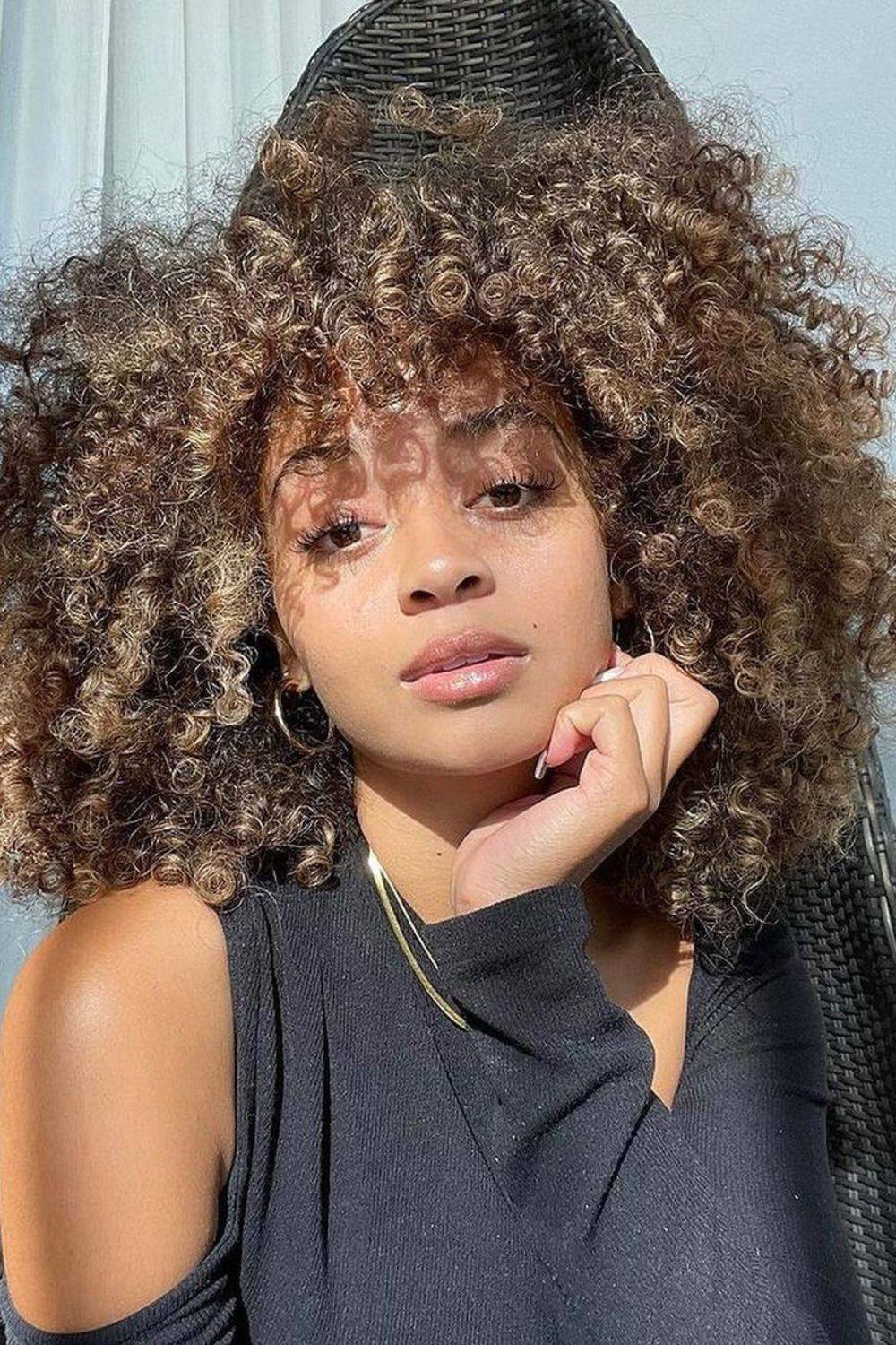Curly bob