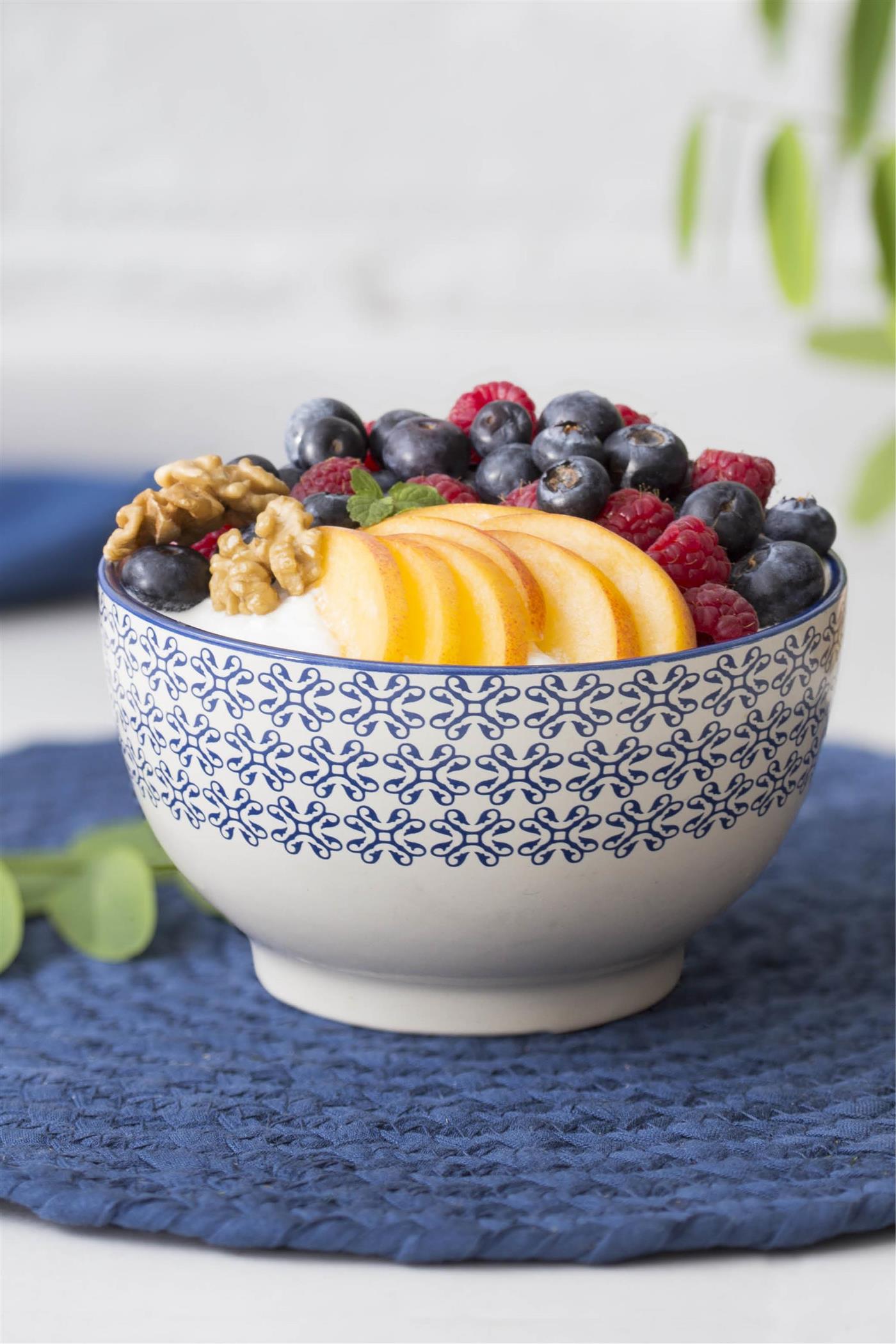 Yogur vegetal con frutas