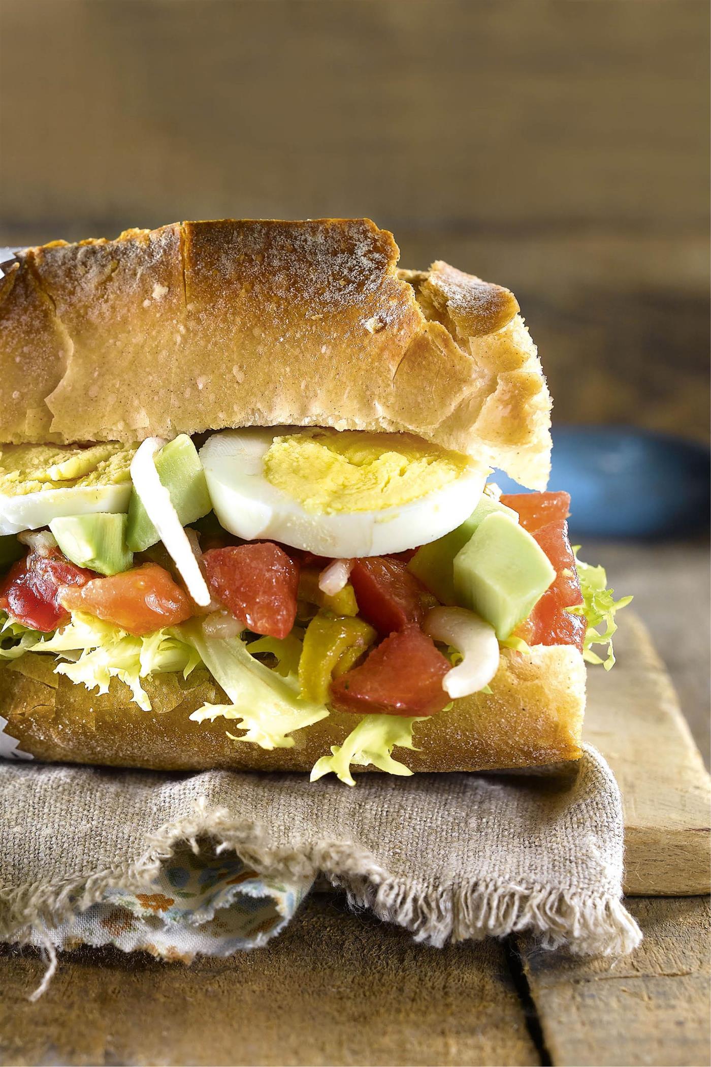 Bocadillo vegetal