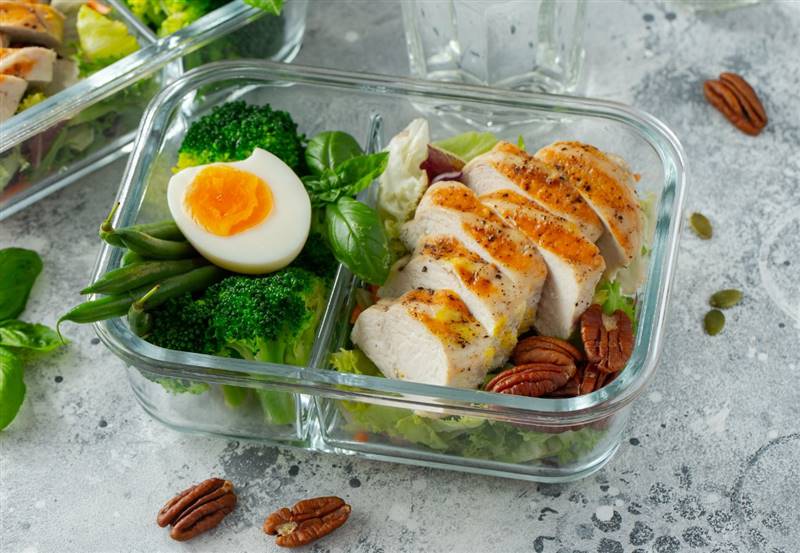 dieta keto ejemplo comida