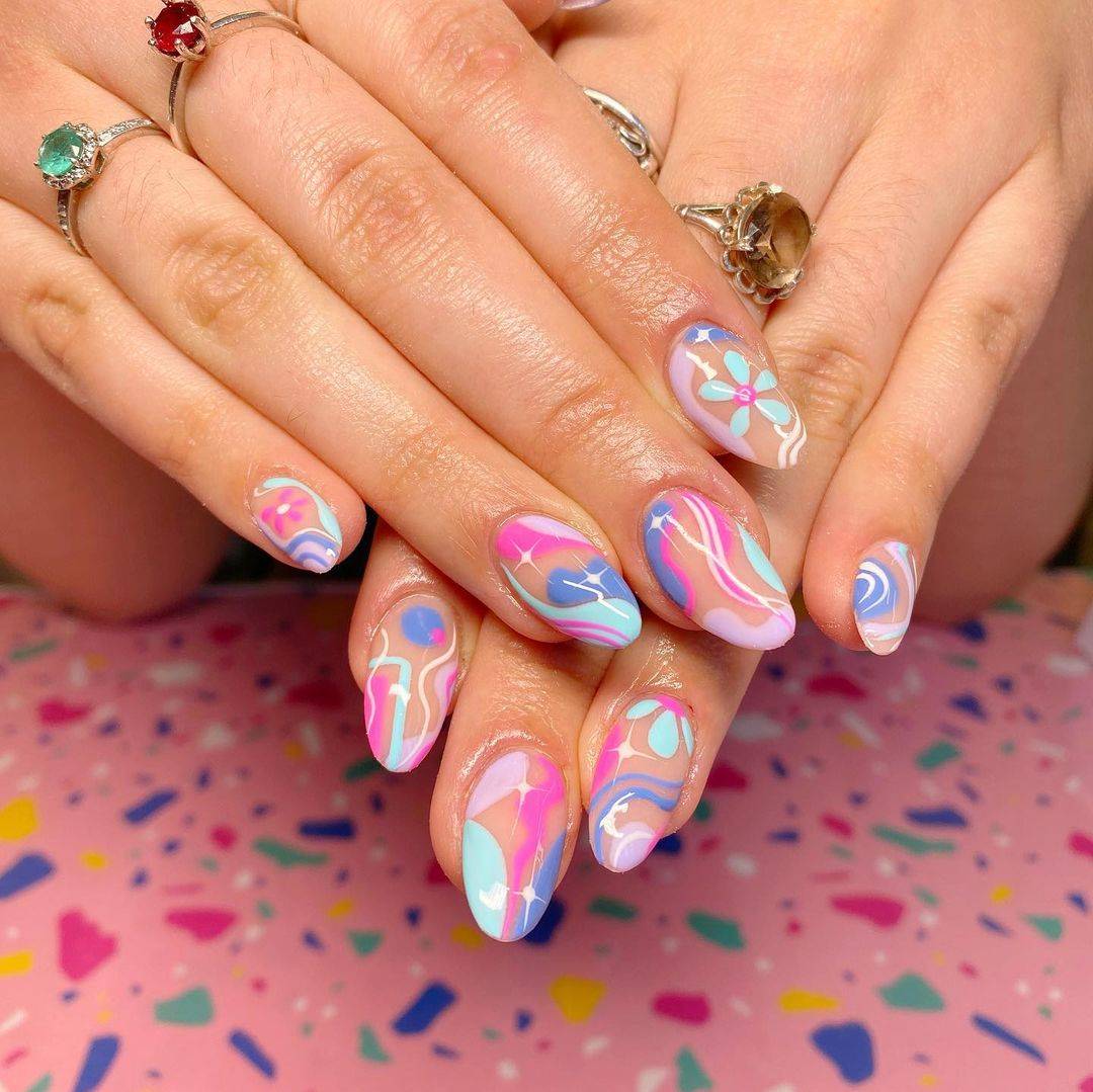 en tonos pastel 