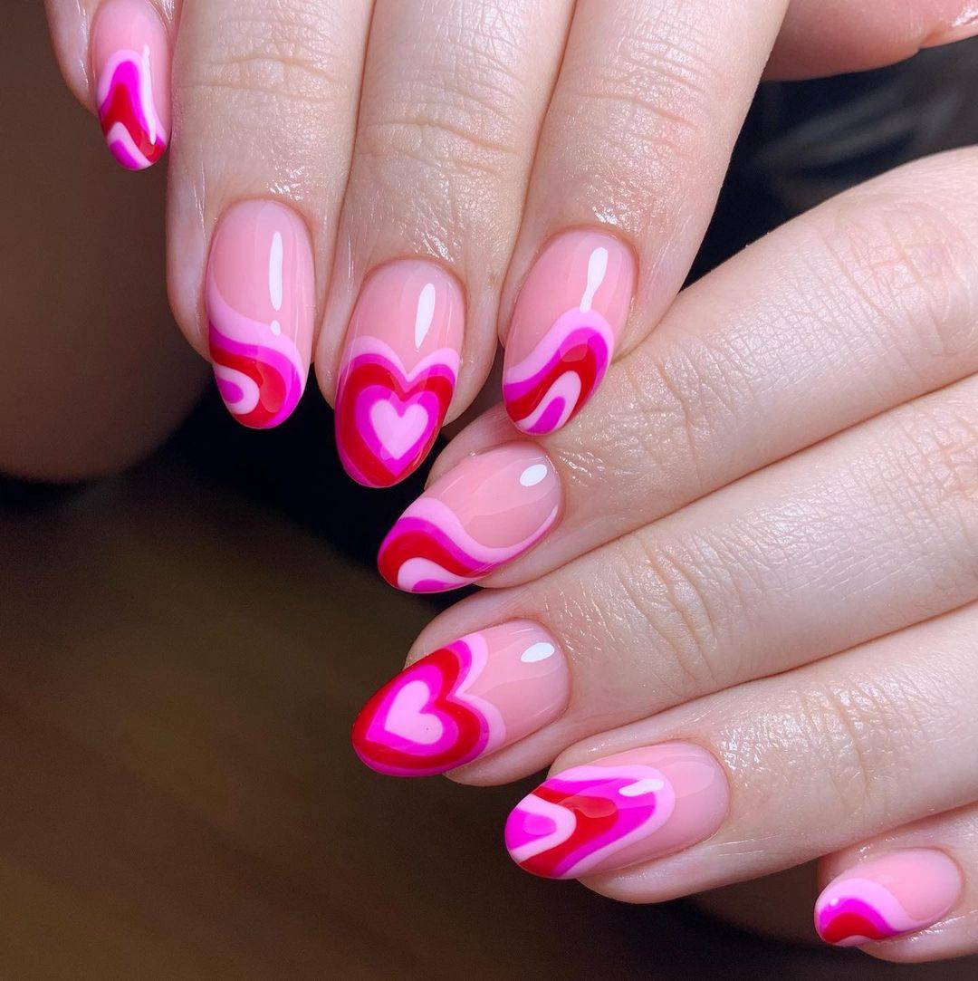 con corazones