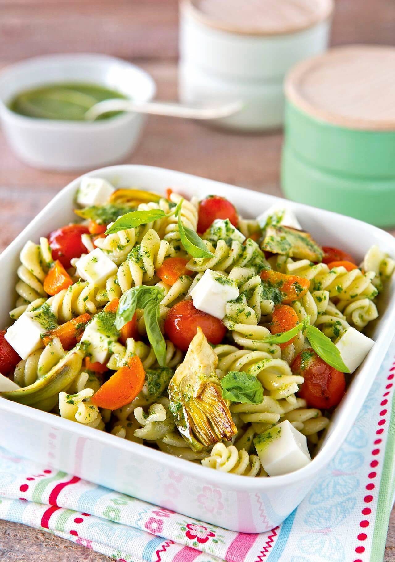 batch cooking Ensalada de pasta