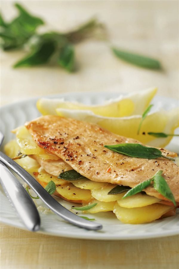 Recetas para adelgazar: pechuga de pollo al limón.