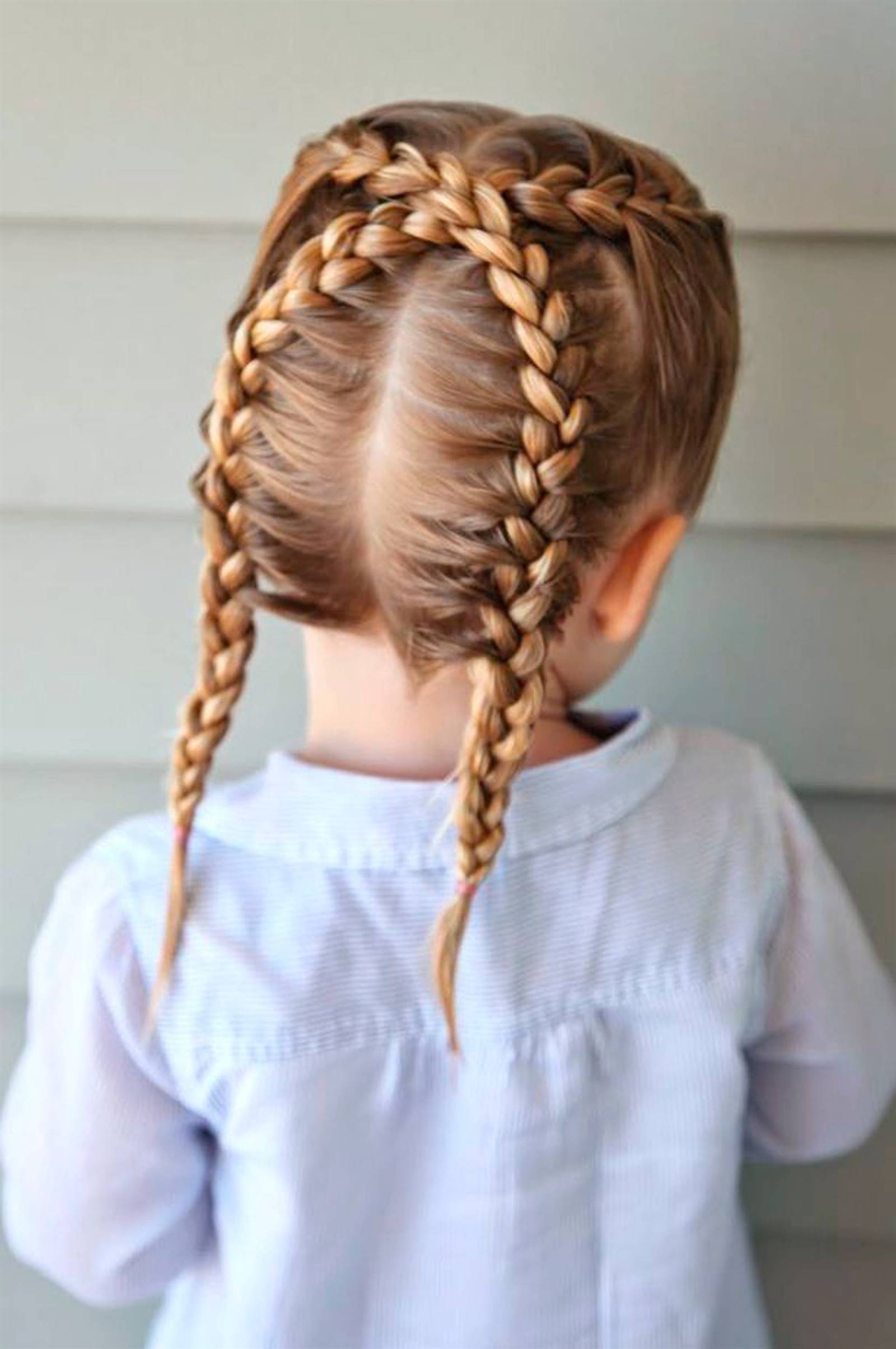 Peinados para niñas trenzas cruzadas