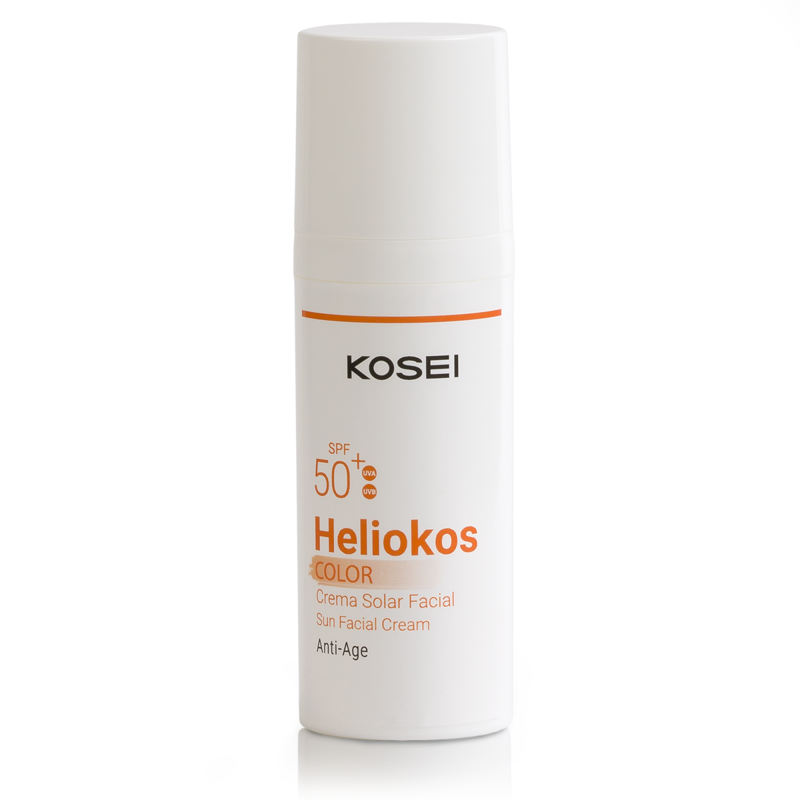 Protector solar color Kosei Heliokos