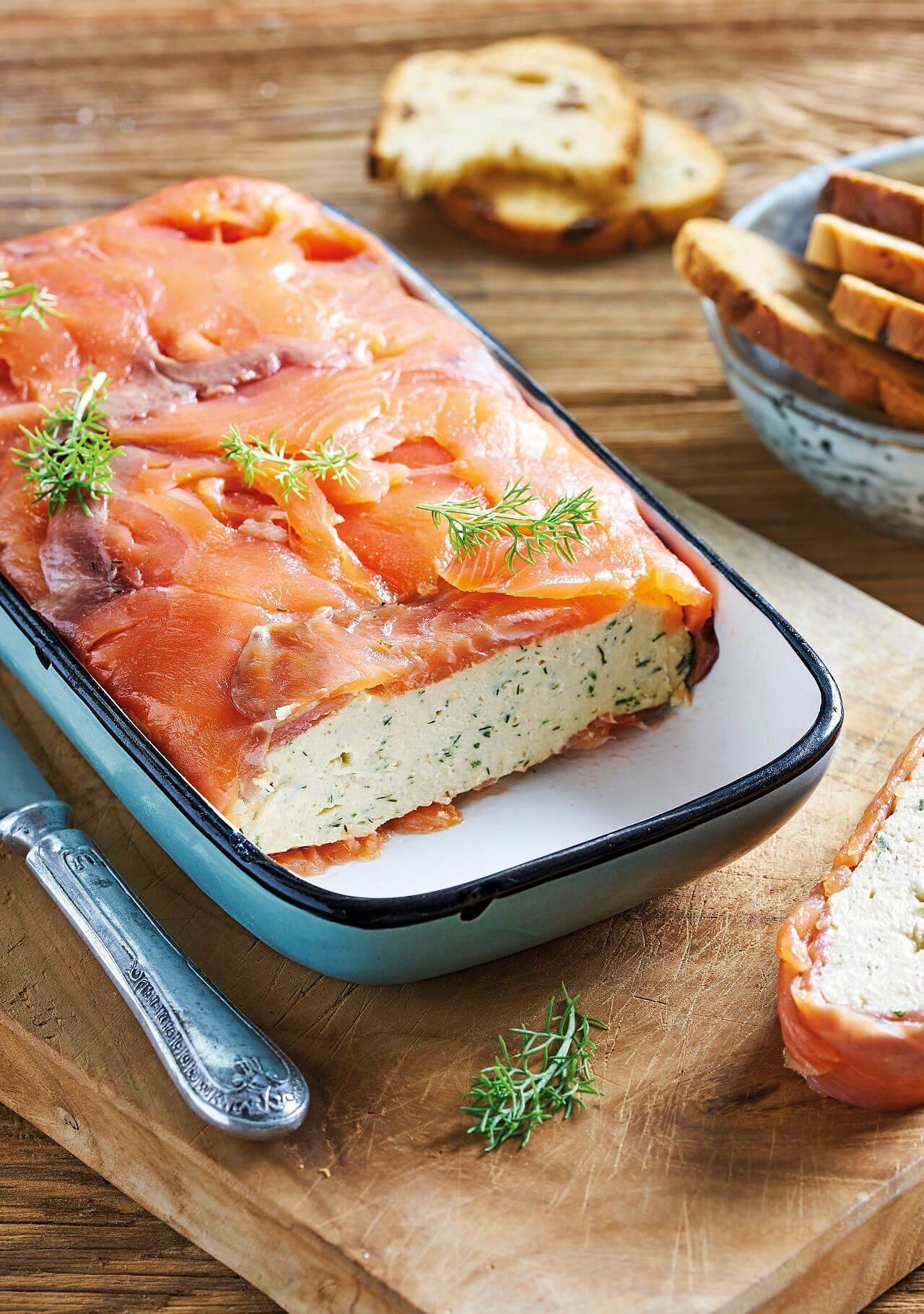 cena romántica en casa crema de salmón para untar