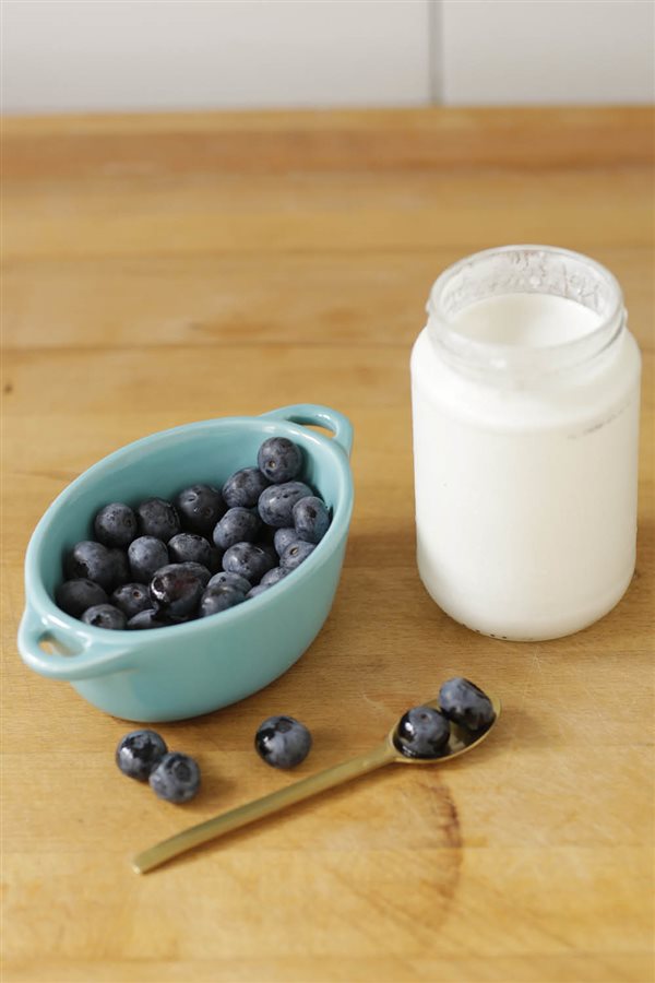 Yogur con fruta