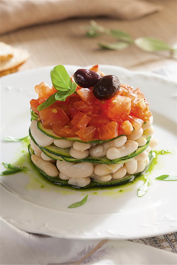 Recetas para adelgazar: timbal de judías blancas.