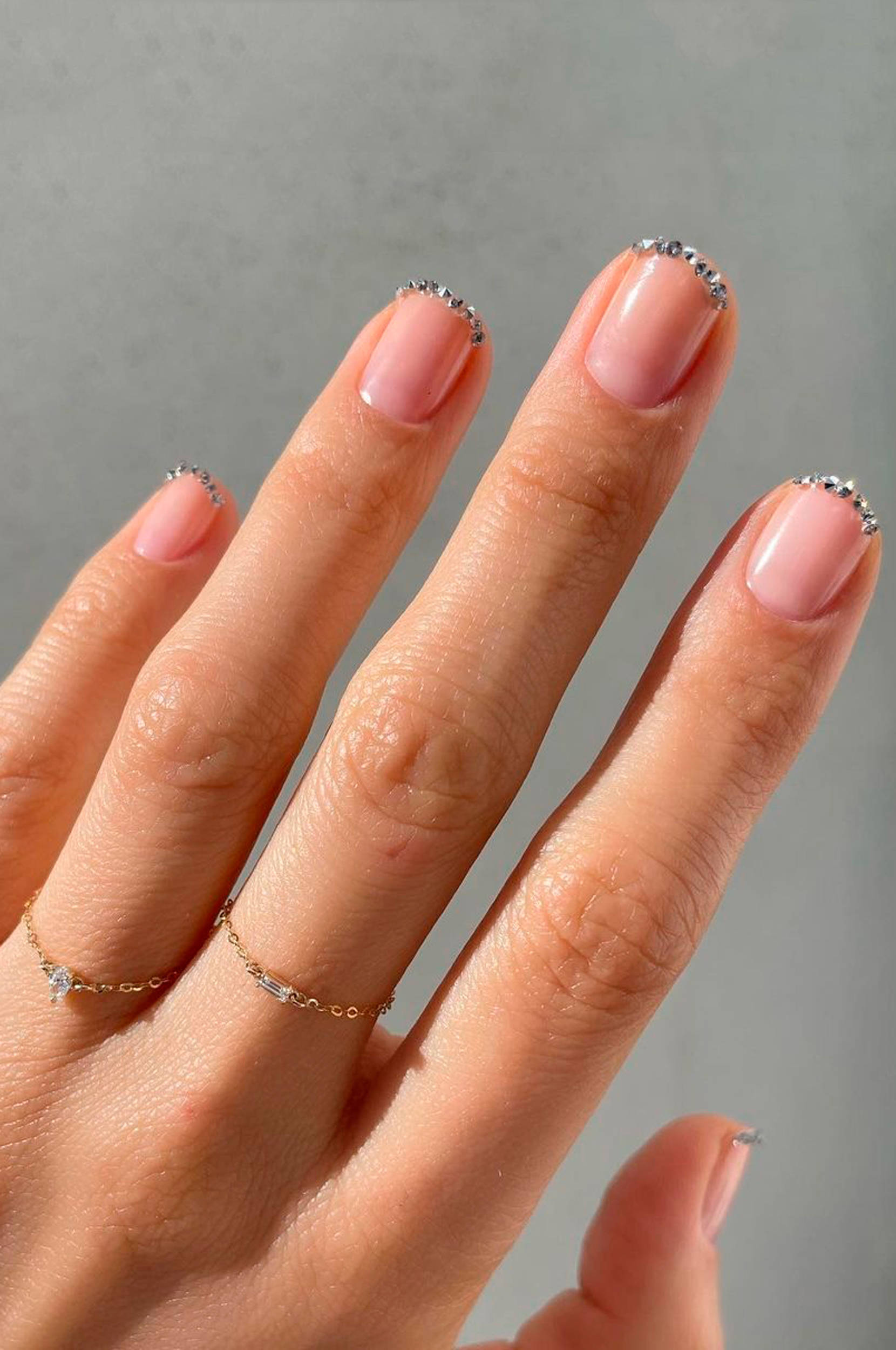 francesa con strass